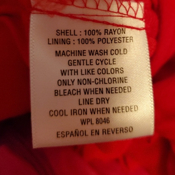 Maison Jules Pink & Red Colorblock Jumpsuit NWT - Picture 2 of 2